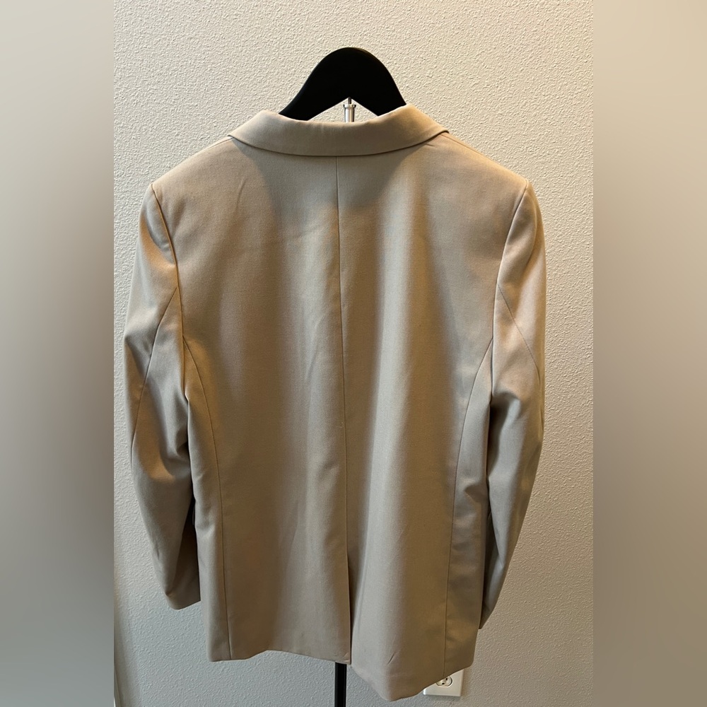 H&M Single Breasted Tan Blazer Size Small LIKE NEW - Picture 7 of 7